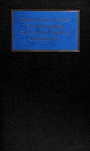 Tapa de An introduction to mathematical analysis