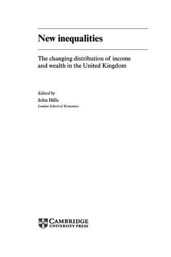 Tapa de New Inequalities
