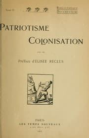 Tapa de Patriotisme, colonisation
