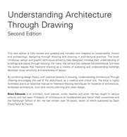Tapa de Understanding Architecture Through Drawing