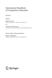 Tapa de International Handbook of Comparative Education