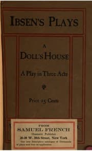 Tapa de A Doll's House: A Play in Three Acts