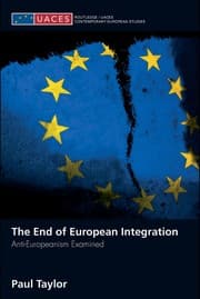Tapa de The end of European integration