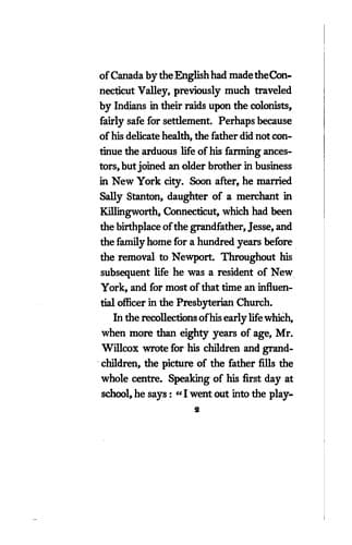 Tapa de William Henry Willcox: A Sketch