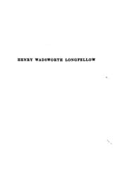 Tapa de Henry Wadsworth Longfellow: A Sketch of His Life