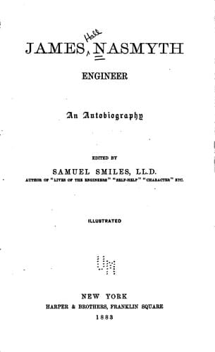 Tapa de James Nasmyth, Engineer: An Autobiography