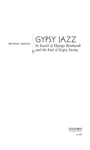 Tapa de Gypsy jazz