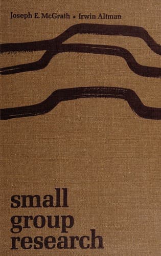 Tapa de Small group research
