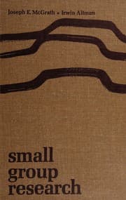 Tapa de Small group research