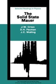 Tapa de The solid state maser