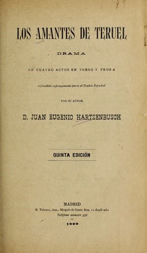 Tapa de Los amantes de Teruel