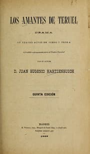 Tapa de Los amantes de Teruel