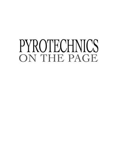 Tapa de Pyrotechnics on the page