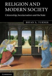 Tapa de Religion and modern society