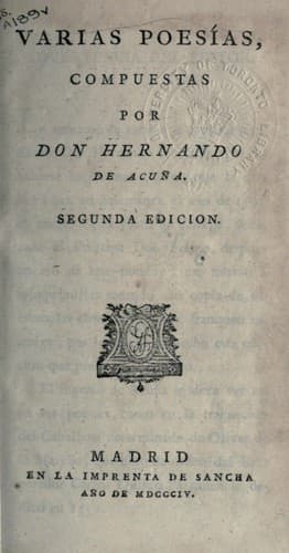 Tapa de Varias poesias
