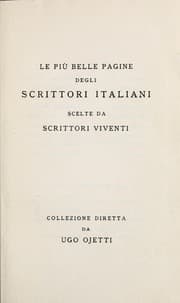 Tapa de Le più belle pagine di Giuseppe Giusti scelte da Aldo Palazzeschi