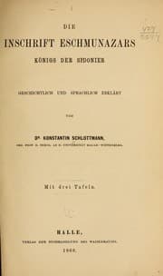 Tapa de Die inschrift Eschmunazars