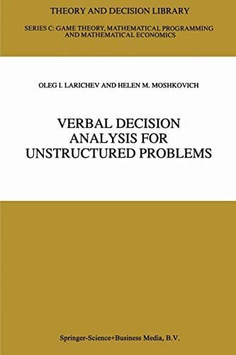 Tapa de Verbal Decision Analysis for Unstructured Problems