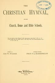 Tapa de The Christian hymnal