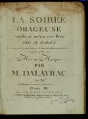 Tapa de La soirée orageuse