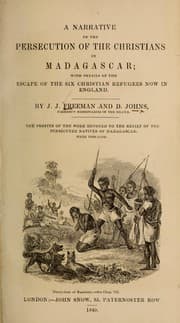 Tapa de A narrative of the persecutions of the Christians in Madagascar...