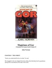 Tapa de Magicians of Gor