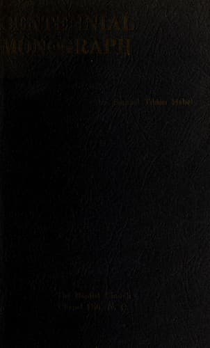 Tapa de Centennial monograph