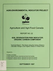 Tapa de Soil degradation risk indicator