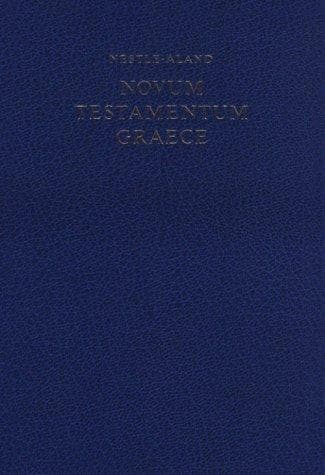 Tapa de Novum Testamentum Graece