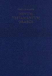 Tapa de Novum testamentum Graece
