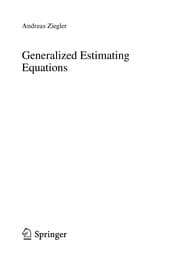 Tapa de Generalized Estimating Equations