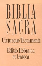 Tapa de Biblia sacra utriusque Testamenti editio Hebraica et Graeca