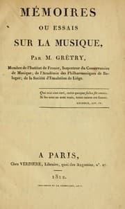 Tapa de Mémoires