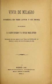 Tapa de Vivir de milagro
