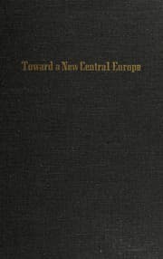 Tapa de Toward a new central Europe