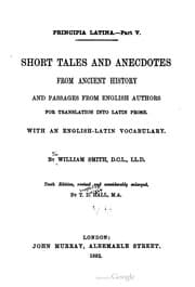 Tapa de Short Tales And Anecdotes From Ancient History
