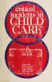 Tapa de Critical Incidents in Child Care