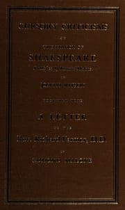 Tapa de Cursory criticisms on the edition of Shakspeare published by Edmond Malone
