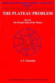 Tapa de Present State of the Theory (Studies in the Development of Modern Mathematics)