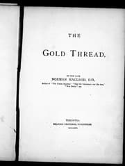 Tapa de The gold thread