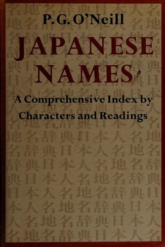 Tapa de Japanese names