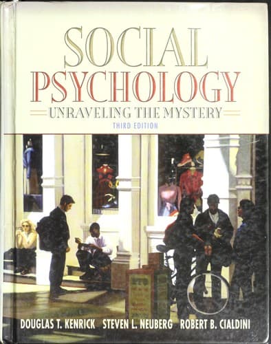 Tapa de Social psychology