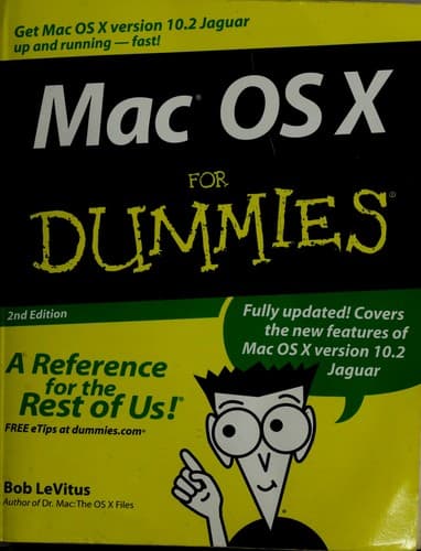 Tapa de Mac OS X for dummies