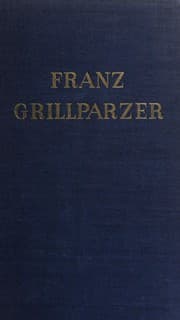 Tapa de Franz Grillparzer