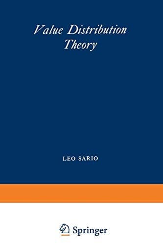 Tapa de Value Distribution Theory