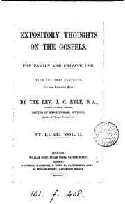 Tapa de Expository thoughts on the Gospels, with the text complete