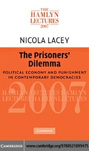 Tapa de The prisoners' dilemma political economy and punishment in contemporary democracies