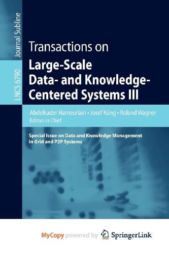 Tapa de Transactions on Large-Scale Data- and Knowledge-Centered Systems III