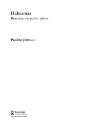Tapa de HABERMAS: RESCUING THE PUBLIC SPHERE