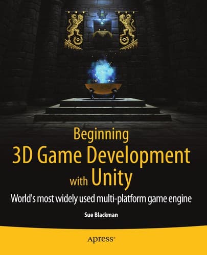 Tapa de Beginning 3D game development with Unity